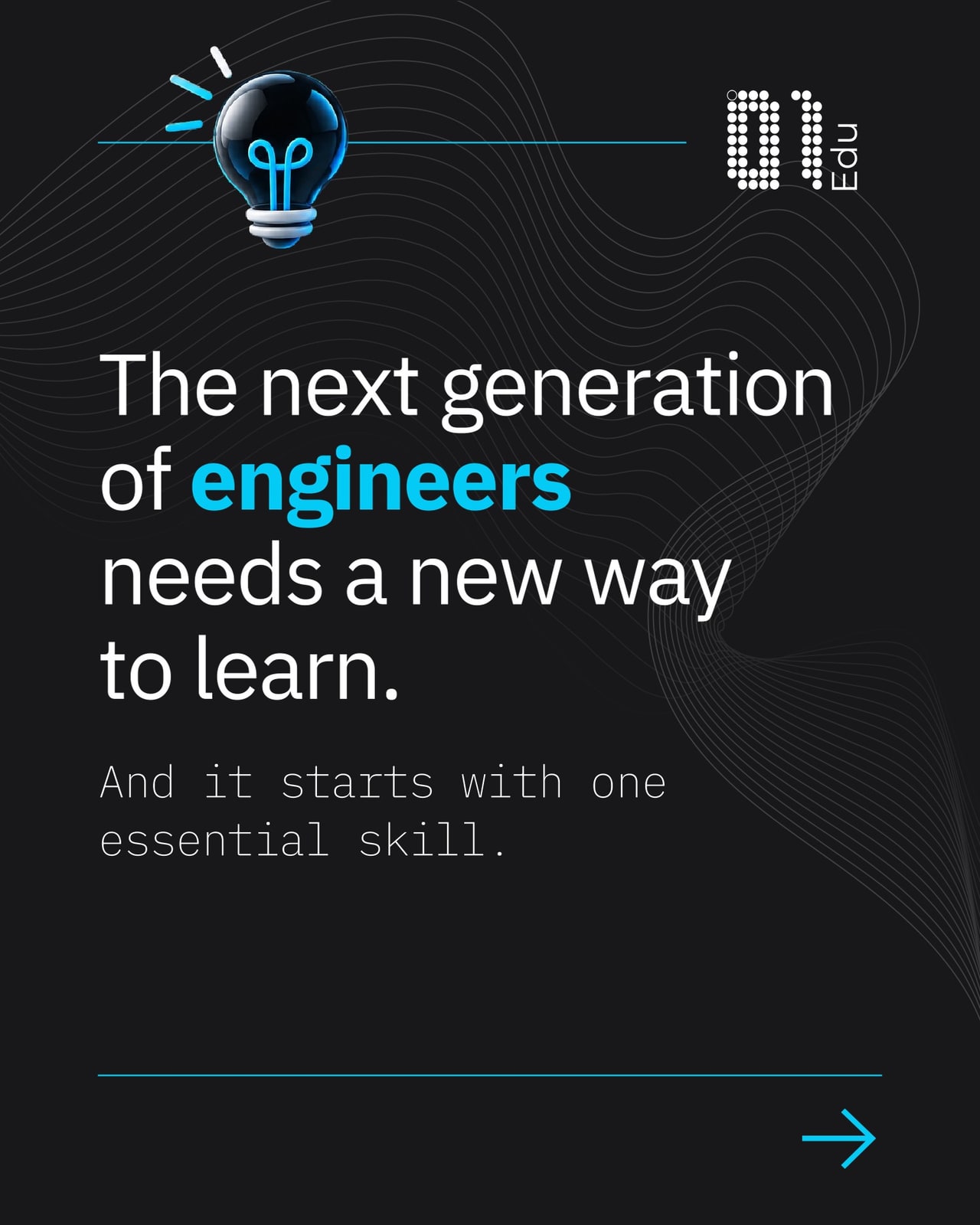 01Edu LinkedIn post